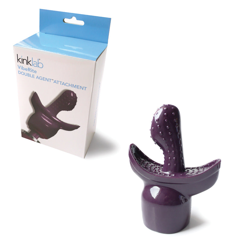VibeRite Double Agent Attachment for Wand Massager